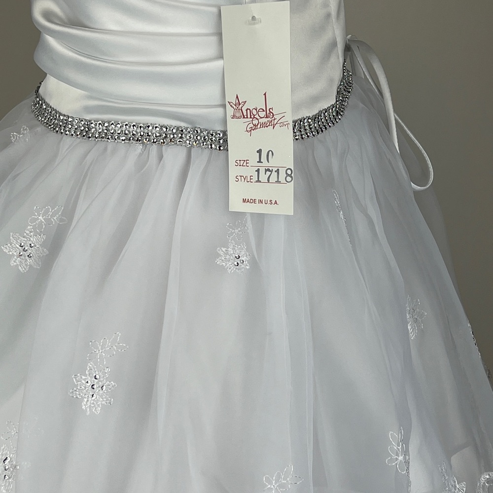 Girls First communion white dress size 7, 8, 10, 12 - Picture 4 of 13